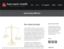 Tablet Screenshot of harvardmisfit.com